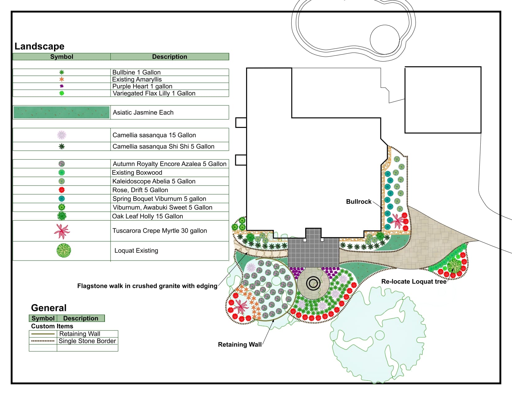 Front-yard landscape design and planting by Theiss Landscape Works