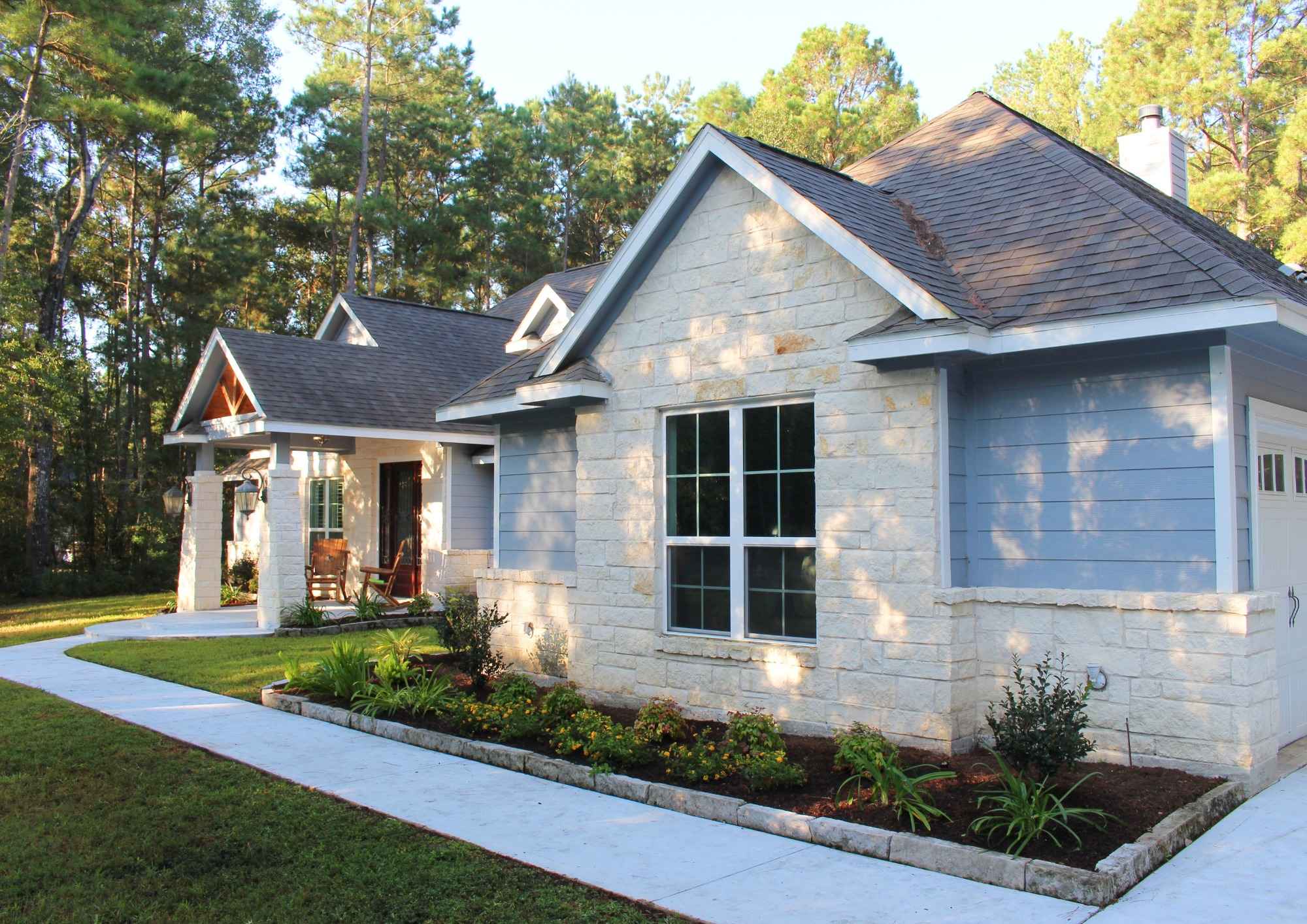 Backyard landscape design and planting by Theiss Landscape Works